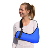 Adult & Child Arm Sling (Royal Blue/black Trim) by 4DflexiSPORT