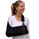 Adult & Child Arm Sling (Black/black Trim) by 4DflexiSPORT