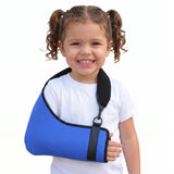 Adult & Child Arm Sling (Royal Blue/black Trim) by 4DflexiSPORT