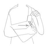 Écharpe de bras standard pour adulte haute visibilité 4DflexiSPORT