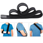 Soft, medical-grade collar and cuff arm sling with adjustable foam strap. Supports shoulder, arm, and elbow injuries with comfort and stability.