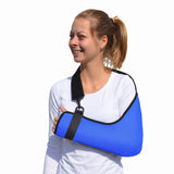 Adult & Child Arm Sling (Royal Blue/black Trim) by 4DflexiSPORT