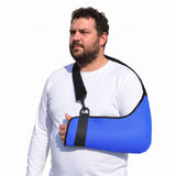 Adult & Child Arm Sling (Royal Blue/black Trim) by 4DflexiSPORT