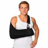 Adult & Child Arm Sling (Black/black Trim) by 4DflexiSPORT