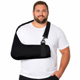 Adult & Child Arm Sling (Black/black Trim) by 4DflexiSPORT