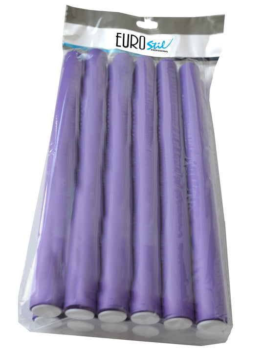 12 Piece Salon Professional Bendy Foam Hair Styling Rollers by Eurostil