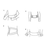 Lumbar Belt MODERATE Support (NO STAYS) by 4DflexiSPORT® - 4DflexiSPORT