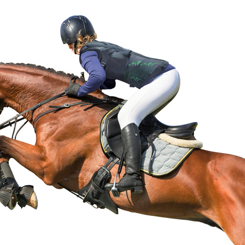 Showjumper wearing 4DflexiSPORT Rider Gilet